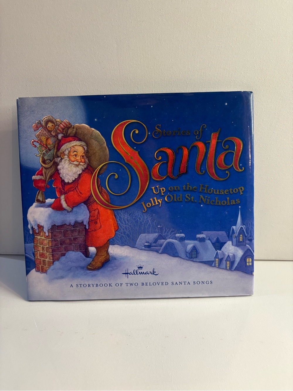 Vintage 2003 Hallmark Stories of Santa Holiday Book